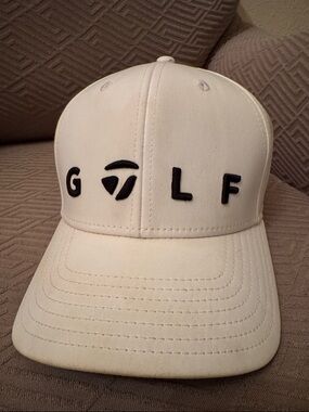 White Taylormade Golf Cap